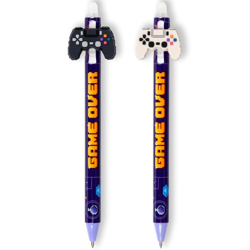 Puckator Inkredible Erasable Pen Game Controller Clicker Pens Pack of 4 1