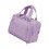 Chic Fabric Cosmetic Case Double Opening Large Space-Purple 1
