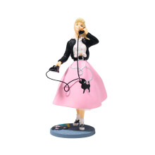 Hallmark 1950s Barbie Hangende Ornament, Mint Conditie, Roze, 4 Inch