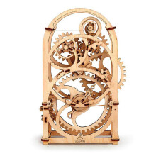 Ugears 3D Mechanical Model Timer For 20 Minutes Learning Clock Toy| Steampunk Puzzle Clock | Stem Learning Diy Kits For Teens | Diy Wooden Puzzle Cloc