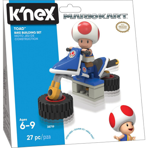 K'NEX Nintendo Mario Kart Toad Bike Building Set