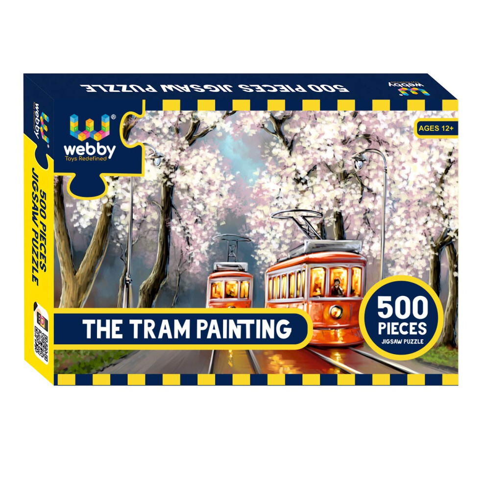 Photos - Jigsaw Puzzle / Mosaic Webby The Tram Painting Jigsaw Puzzle, 500 Pieces