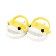 niannyyhouse 20cm Plush Doll Shark Shoes Sandals Slippers 8in Soft Stuffed Plush Toy Accessories Dress Up (Yellow)
