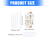 10Pcs Decorative Bookmarks Clip Flower Print Acrylic-1 4