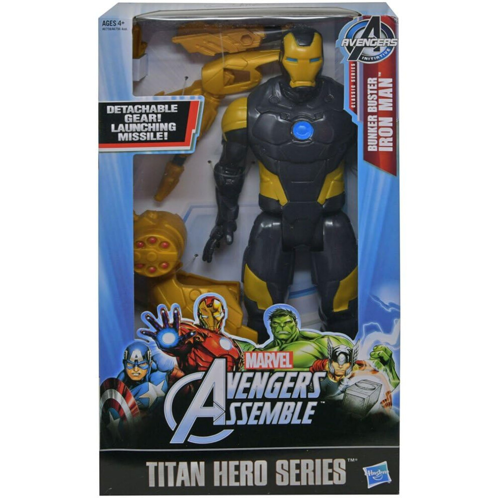 Hasbro Marvel Avengers Titan Hero Series Bunker Buster Iron Man Figure