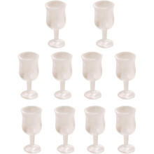 10 Stuks Miniatuur Beker Schattige DIY Mini Goblet Model Speelhuis Drinkgerei Speelgoed