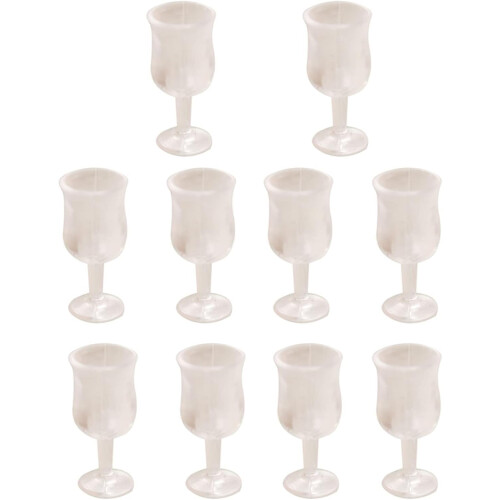 10Pcs Miniature Cup Joli Modèle de Goblet DIY Jouet de Maison de Poupée