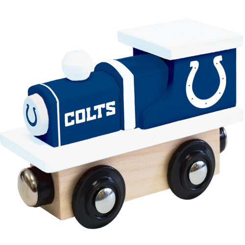 MasterPieces Wood Train Engine - NFL Indianapolis Colts, Officially Licensed Toy