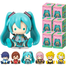 Hamee RE-Ment Hatsune Miku Blind Box Figure for Birthday Gift, Party Favor, Collectible Toy (Hatsune Miku petadoll - Piapro Characters) - 6 Pc. (Full