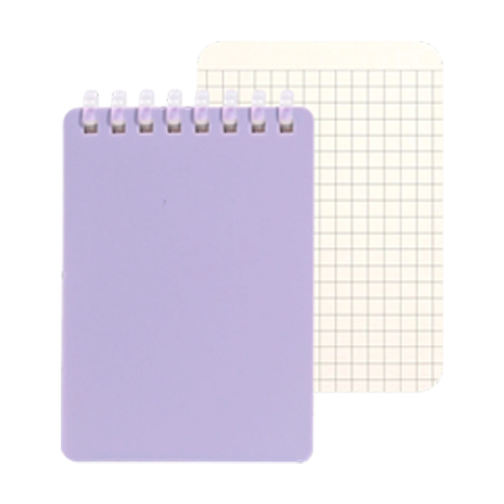 Coil Binding Notebook 128 Pages- Grids Purple 7754004058873