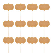 Cake Toppers Cocktail Decorations Cupcake Drink-Paper 12 Sticks