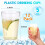 Pacote com 12 copos de plástico PP transparente de 150ml 4