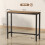 Homcom HOMCOM Bar Table Coffee Table with Adjustable Footpads for Breakfast Dining 3