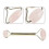 Natural Double Head Rose Quartz Jade Slimming Face Beauty Massage Roller (#03) 4