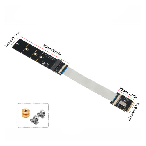Upgraded KEY to M KEY Networking Adapters WiFi Networking Card 2