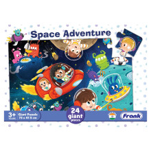 Frank Space Adventure Riesen Puzzle Für Kinder | Spaß & Lernspielzeug Für Konzentration & Gedächtnis
