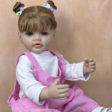 GUESSBELLY 55CM Baby Reborn Doll Betty, Lifelike Flexible Newborn Girl Art Toy