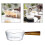 Clear glass saucepan non-stick 600ml 4