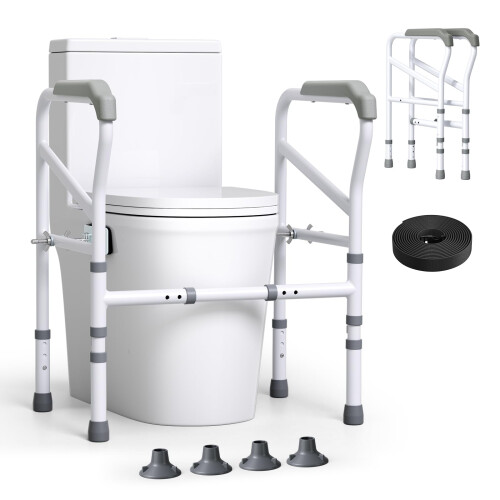 Toilet Frame for Disabled and Elderly, 150KG/300LBS
