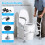 Toilet Frame for Disabled and Elderly, 150KG/300LBS 3