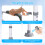 Toilet Frame for Disabled and Elderly, 150KG/300LBS 5