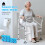 Toilet Frame for Disabled and Elderly, 150KG/300LBS 6