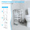 Toilet Frame for Disabled and Elderly, 150KG/300LBS 7