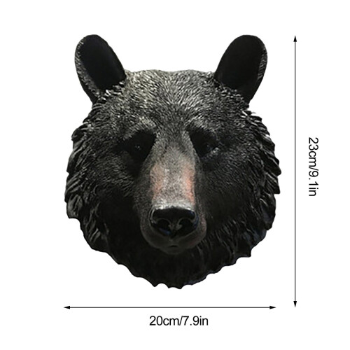 Animal Head Wall Decor – Wolf, Leopard or Bear Bust 1