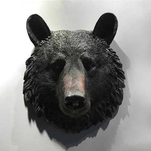 Animal Head Wall Decor – Wolf, Leopard or Bear Bust 2