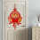 Vietnamese New Year Fan Decorations Red Paper 5