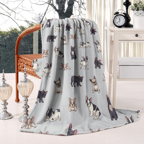 Κουβέρτα φανέλας Boston Terrier 50x60 ίντσες 2