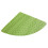 Fan-Shaped Non-Slip Bath Mat 54x54 cm 2