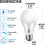 A19LED-pærer, 100 W ækvivalent til dagslys, 5000 K, 6-pak 2