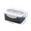 Microwave-Safe Plastic Lunch Box 7.24 x 5.28 x 3.07 in 3