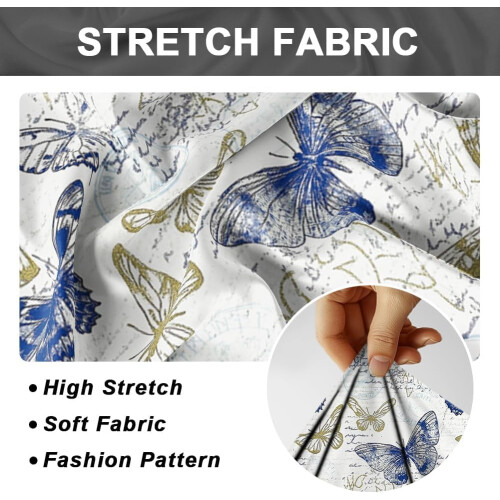Polyester sommerfuglstoltrekk 2 stk 2
