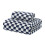 Velvet Bath Towel Checkerboard Design Soft Absorbent 3
