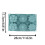 Silicone Flower Cake Mold – 6 Cavity Mini Border Design 3