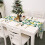 Chemin de table en lin – Motif floral printemps-été 3