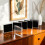 Clear Acrylic Wall Mount CDs Case Holder For Jewel Case With 4
