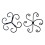 4Pcs Iron Plant Cage Support Framework Heavy Duty Rust-love 2