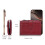 Women Small Compact Wallets Pu Leather Clutch Purses Card-Black 4