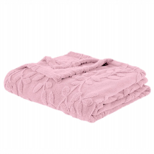 Fleece Throw Blanket Brown 100 x 150 cm 1