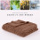 Fleece Throw Blanket Brown 100 x 150 cm 4