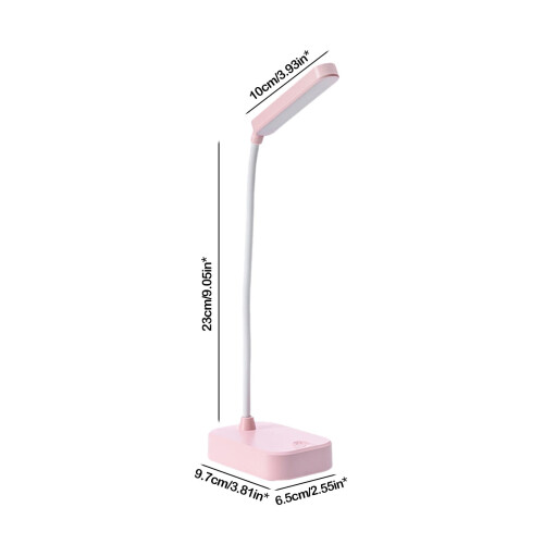 Folding LED Desk Lamp – Adjustable Brightness, USB 2
