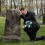 Bouquet di rose artificiali con vaso per tombe cimiteriali 5