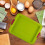 Silicone Square Cake Pan with Thickened Handle, Non-Stick, 2