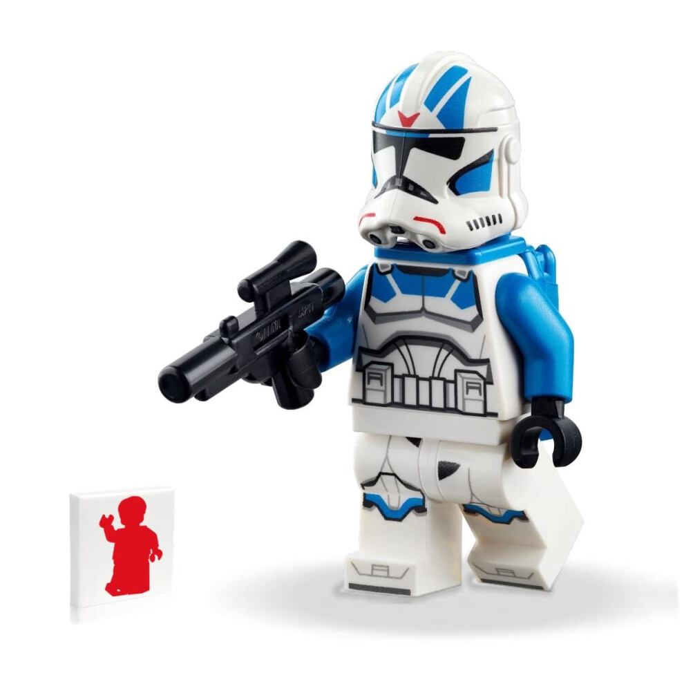 Lego Star Wars The Clone Wars Minifigure - 501St Legion Jet Trooper With Blaster (75280)