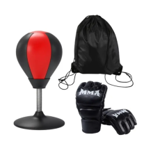 Desktop Punch Bag with MMA Gloves & Bag