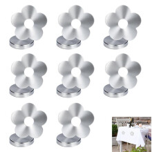 Extra Heavy Magnetic Tablecloth Weights, Stainless Steel Tablecloth Clips for Outdoor Use