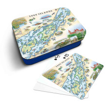 Xplorer Maps 1000 Inselkarte Standard 52-Deck Spielkarten - Offizielle Vegas Pokergröße